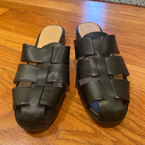 Madewell Fisherman Mules- size 7 - Picture 3 of 6